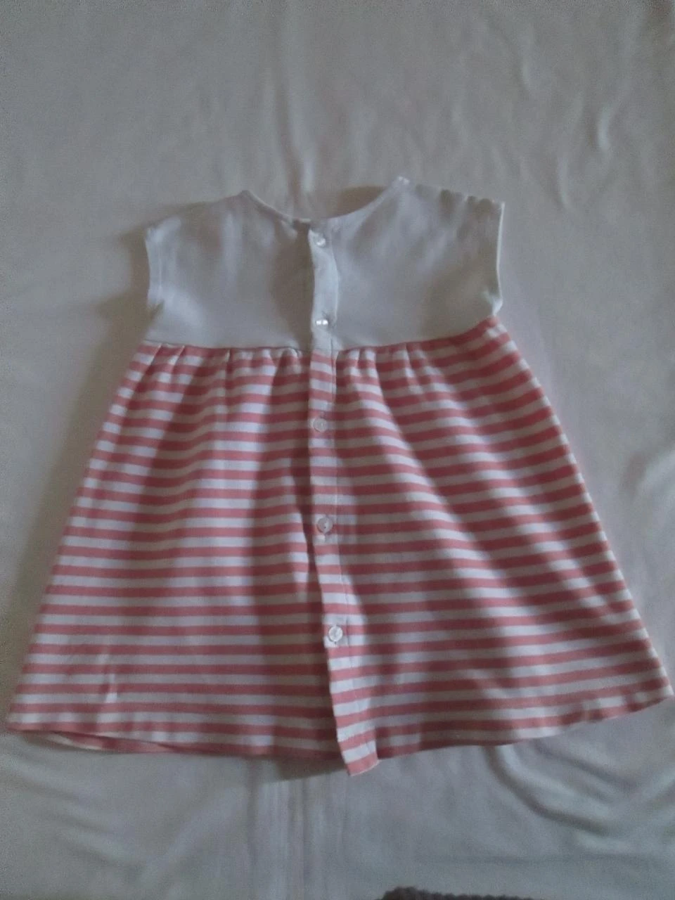 Vestido rayado rosa y blanco Obaïdi – photo 3